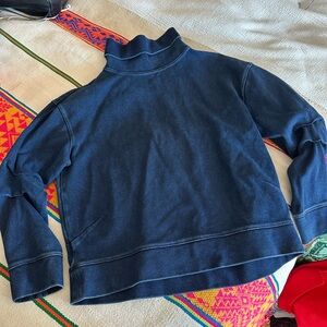AG Indigo dyed sweatshirt